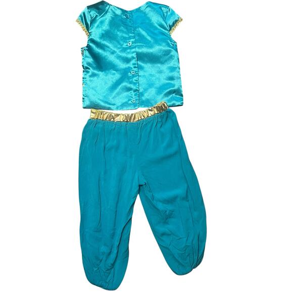 Disney Princess Jasmine Costume Aladdin Toddler girl Size 5T dress up cosplay - Picture 3 of 9